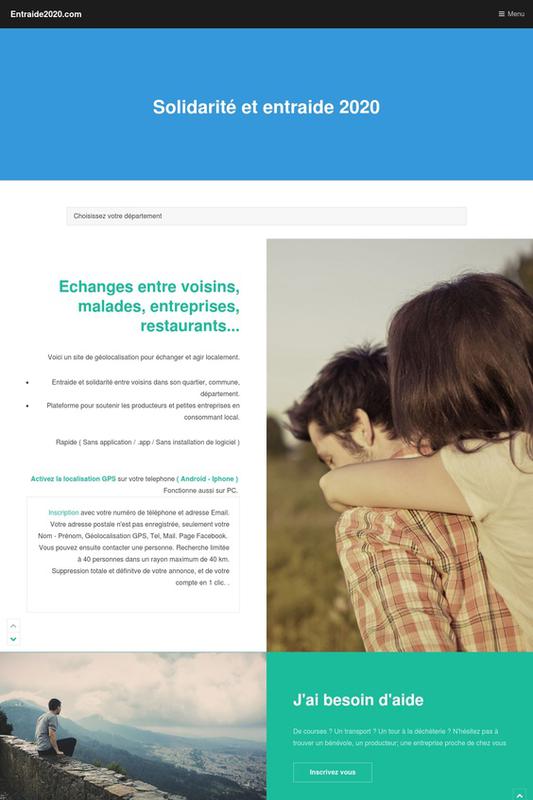 Entraide2020.com Entraide et solidarité de proximité