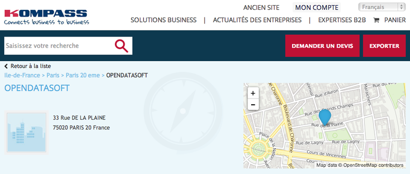 Annuaire d'entreprises Kompass