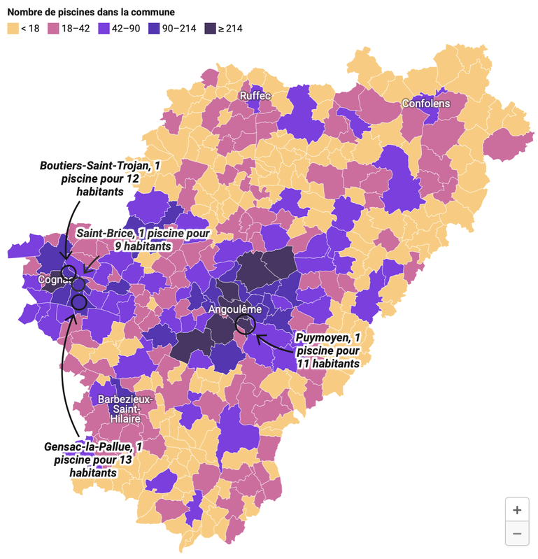 OÙ SE TROUVENT LES PISCINES PRIVÉES EN CHARENTE ?