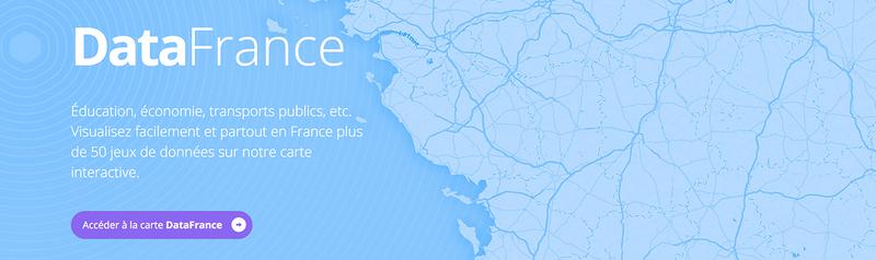 DataFrance, plateforme de visualisation open data