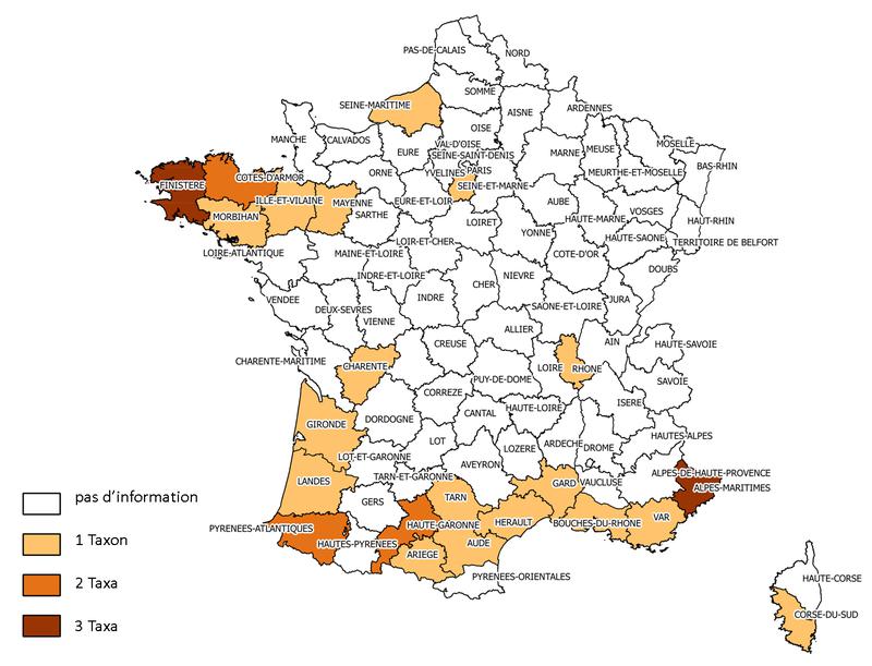 Données naturalistes ONF sur le site du GBIF