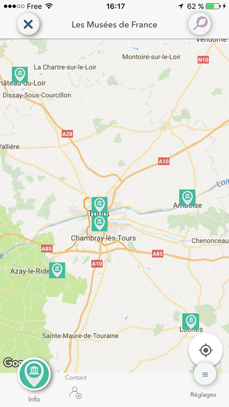 La Carte des Musées de France