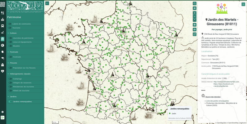 TerraVisu - Jardins remarquables en 2023