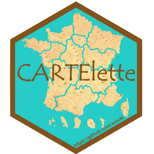 CARTElette - Création de couches cartographiques à partir du code officiel géographique (COG) et des couches IGN 