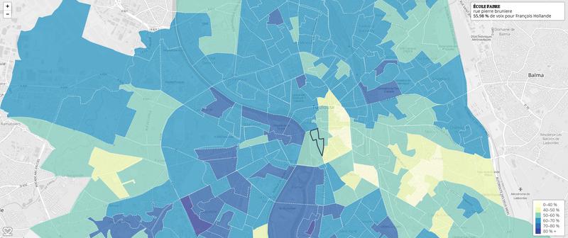 Résultats de la présidentielle à Toulouse