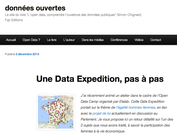 Retour sur la Data Expedition, pas à pas