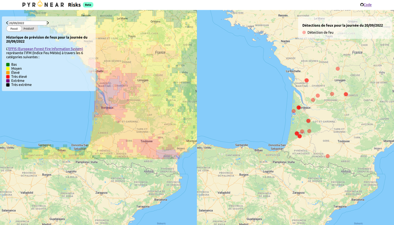 Risque d'incendie météo environnement